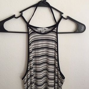 Halter striped AEO dress - S